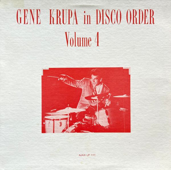 Gene Krupa - In Disco Order Volume 4 (Vinyle Usagé)