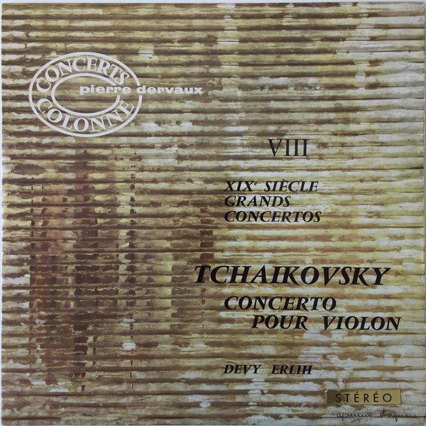 Tchaikovsky / Dervaux - Concerto En Re Majeur Op 35 (Vinyle Usagé)