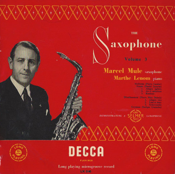 Various / Mule / Lenom - The Saxophone (Volume 3) (Vinyle Usagé)