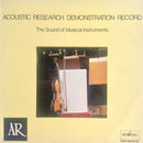 Sound Effects - Acoustic Research Demonstration Record Volume 1: The Sound Of Musical Instruments (Vinyle Usagé)