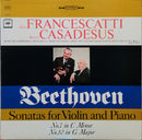 Beethoven / Francescatti / Casadesus - Sonatas For Violin And Piano: No 7 / No 10 (Vinyle Usagé)