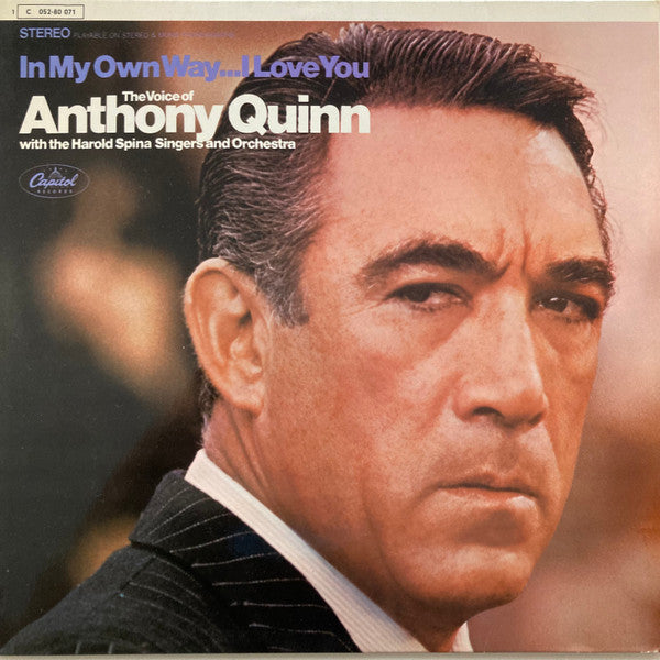 Anthony Quinn - In My Own Way I Love You (Vinyle Usagé)