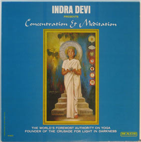 Indra Devi - Concentration & Meditation (Vinyle Usagé)