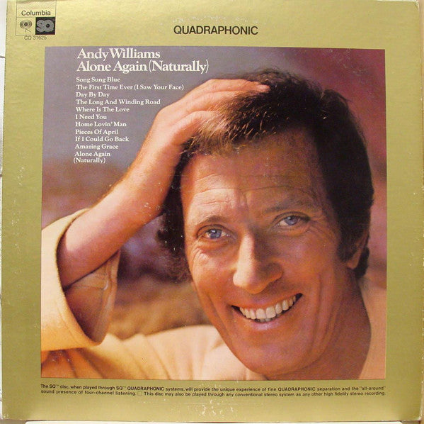 Andy Williams - Alone Again (Naturally) (Vinyle Usagé)