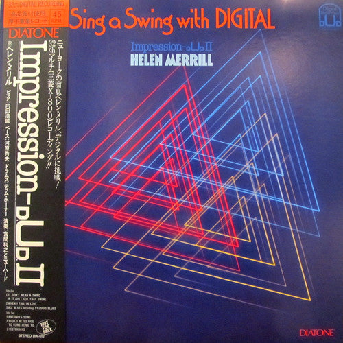 Helen Merrill - Sing a Swing with Digital (Vinyle Usagé)