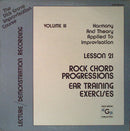 Dick Grove - Volume III Lesson 21 Rock Chord Progressions Ear Training Exercises (Vinyle Usagé)