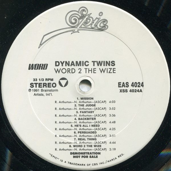 Dynamic Twins - Word 2 The Wize (Vinyle Usagé)