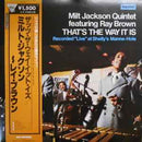 Milt Jackson / Ray Brown - Thats The Way It Is (Vinyle Usagé)