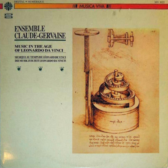 Various / Ensemble Claude Gervaise - Music in the Age of Leonardo Da Vinci (Vinyle Usagé)
