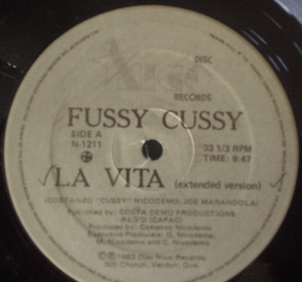 Fussy Cussy - La Vita (Vinyle Usagé)