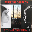 Myriam Anissimov - Albertine Sarrazin: Chansons Et Poemes (Vinyle Usagé)