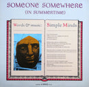 Simple Minds - Someone Somewhere (In Summertime) (Vinyle Usagé)