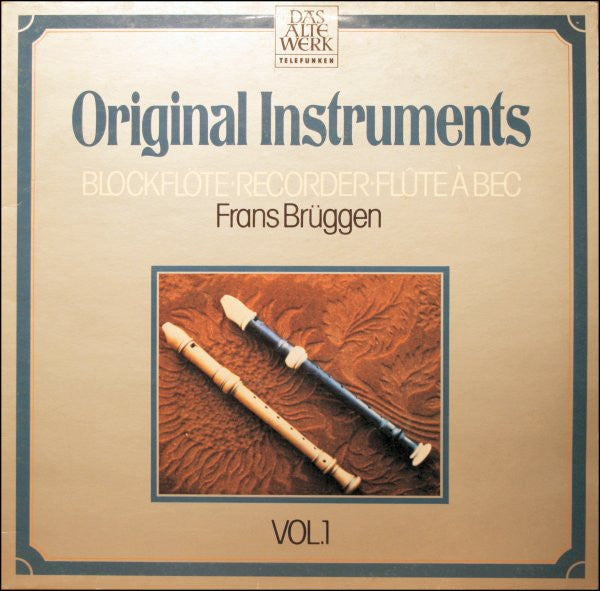 Various / Bruggen - Flute A Bec Vol 1 (Vinyle Usagé)