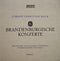 Bach / Baumgartner - 6 Brandenburgische Konzerte (Vinyle Usagé)