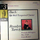 Bach / Tureck - The Well Tempered Clavier: Prelude & Fugues Nos 17 24 From Book I (Vinyle Usagé)