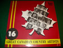Various - 16 Great Canadian Country Artists (Vinyle Usagé)