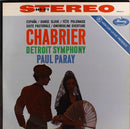 Chabrier / Paray - Espana / Danse Slave / Fete Polonaise / Suite Pastorale / Gwendoline Overture (Vinyle Usagé)