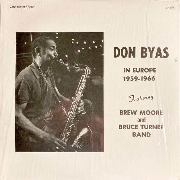 Don Byas / Brew Moore / Bruce Turner - In Europe 1959-1966 (Vinyle Usagé)