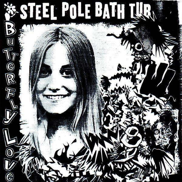 Steel Pole Bath Tub - Butterfly Love (Vinyle Usagé)