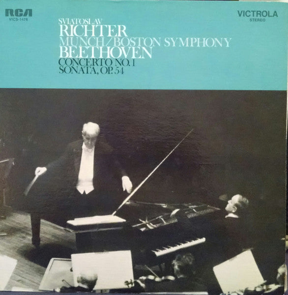 Beethoven / Munch / Richter - Concerto No 1 / Sonata Op 54 (Vinyle Usagé)