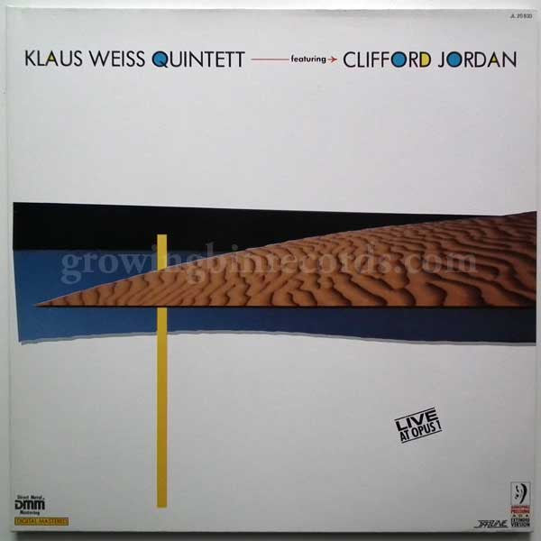 Klaus Weiss / Clifford Jordan - Live At Opus 1 (Vinyle Usagé)