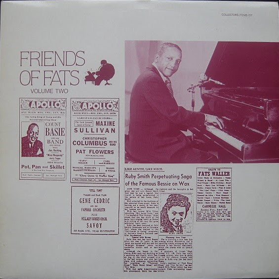 Various - Friends Of Fats (Volume Two) (Vinyle Usagé)