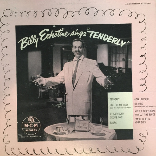 Billy Eckstine - Sings "Tenderly" (Vinyle Usagé)