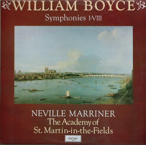 Boyce / Marriner - Symphonies I to VIII (Vinyle Usagé)