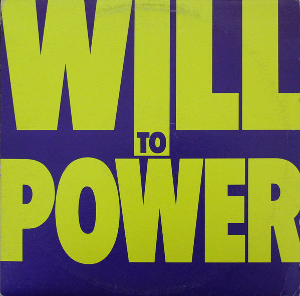 Will to Power - Will to Power (Vinyle Usagé)