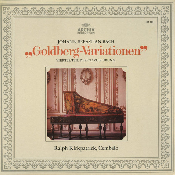 Bach / Kirkpatrick - Goldberg Variations (Vinyle Usagé)