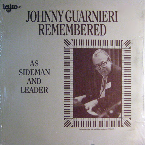 Various - Johnny Guarnieri Remembered As Sideman And Leader (Vinyle Usagé)