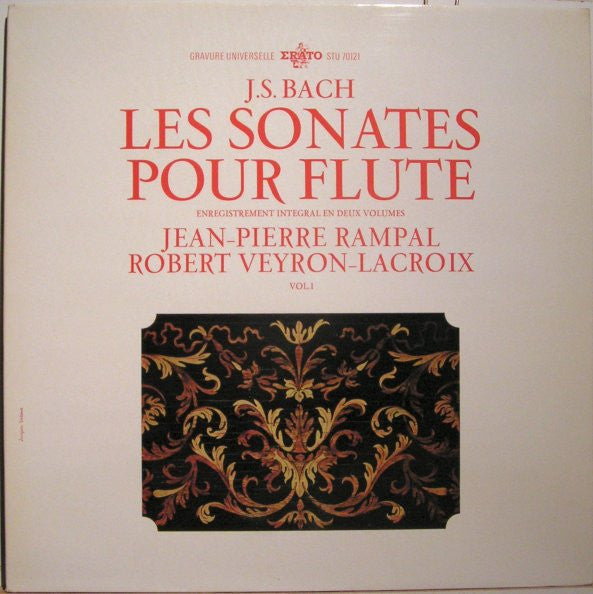 Bach / Rampal / Veyron Lacroix - Les Sonates pour Flute Vol 1 (Vinyle Usagé)