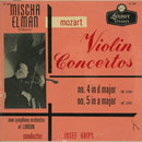 Mozart / Krips / Elman - Violin Concertos Nos 4 & 5 (Vinyle Usagé)