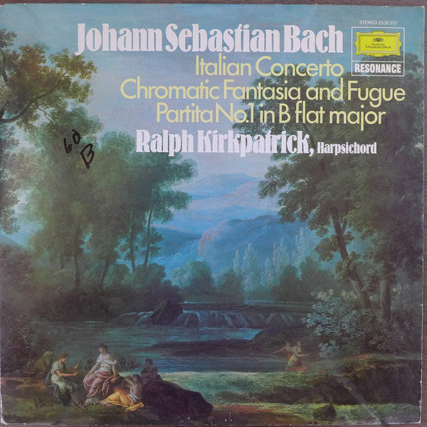 Bach / Kirkpatrick - Italian Concerto / Chromatic Fantasia and Fugue / Partita No 1 (Vinyle Usagé)