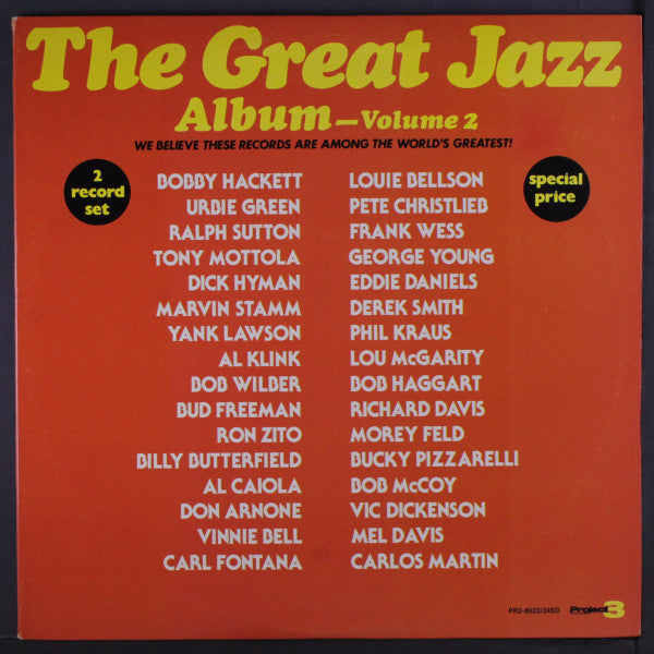 Various - Great Jazz Album : Volume 2 (Vinyle Usagé)