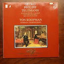 Telemann / Koopman - Fantasien Nr 1 / 5 / 8 / 9 / Ouverture Nr 3 / Solo C-Dur/In C (Vinyle Usagé)