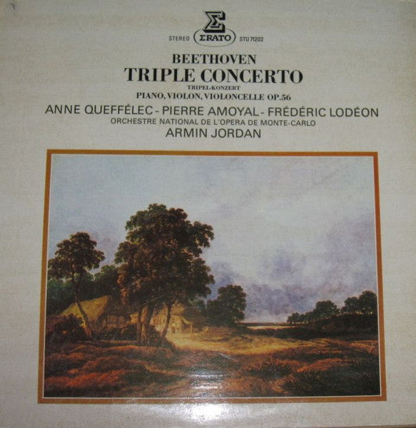 Beethoven / Jordan - Triple Concerto Piano Violon Violoncelle Op56 (Vinyle Usagé)