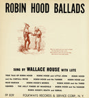 Wallace House - Robin Hood Ballads (Vinyle Usagé)