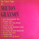 Milton Grayson - The Velvet Voice Of Milton Grayson (Vinyle Usagé)