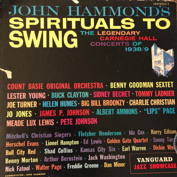 Various - John Hammonds Spirituals To Swing: The Legendary Carnegie Hall Concerts Of 1938/9 (Vinyle Usagé)