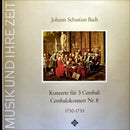 Bach / Leonhardt / Uittenbosch / Curtis - Concertos For 3 Harpsichords / Concerto No 8 (Vinyle Usagé)