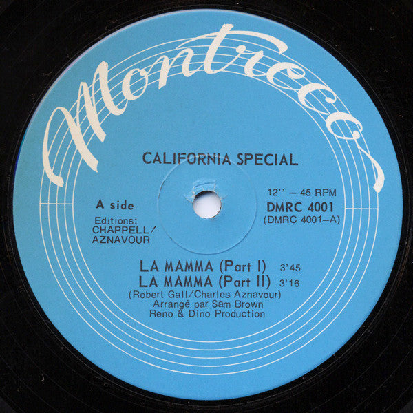 California Special - La Mamma (Vinyle Usagé)