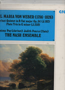 Weber / Pay / Pearce - Quintet In B Flat Major For Clarinet Two Violins Viola And Violoncello Op 34 (J182) / Trio In G Minor For Flute Violoncello And Piano (J259) (Vinyle Usagé)