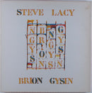 Steve Lacy Brion Gysin - Songs (Vinyle Usagé)