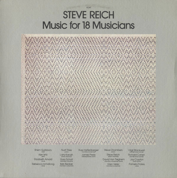 Reich / Various - Music For 18 Musicians (Vinyle Usagé)