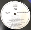 702 - You Don't Know (Vinyle Usagé)