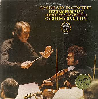 Brahms / Giulini / Perlman - Violin Concerto (Vinyle Usagé)