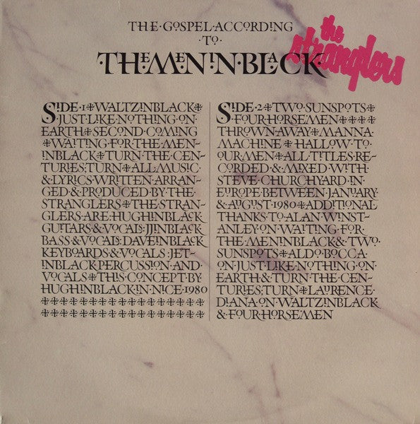 Stranglers - The Gospel According to the Meninblack (Vinyle Usagé)