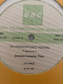 Richie Cole / Jacques Loussier - 7th Lewisham Jazz Festival (Vinyle Usagé)