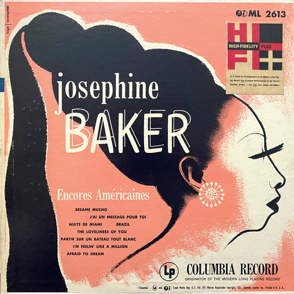 Josephine Baker - Encores Americaines (Vinyle Usagé)